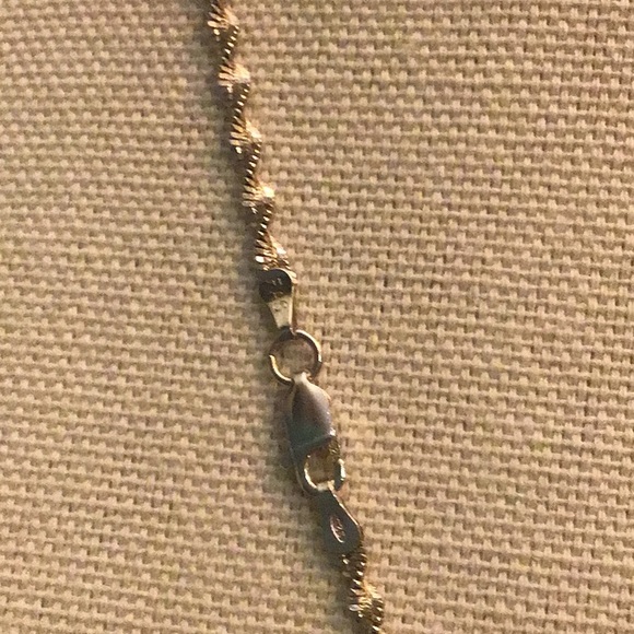 Vintage Sterling Silver Necklace and Earring Set - Picture 5 of 7